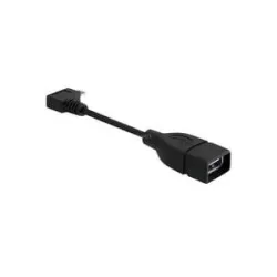 Delock USB-OTG-Kabel  Micro-USB B - USB-A 0.11 m