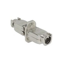 Delock Verbinder für Netzwerkkabel Cat.6a STP werkzeugfrei, Kupplung