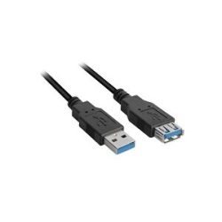 Sharkoon USB 3.2 Gen 1 Verlängerungskabel, USB-A Stecker > USB-A Buchse