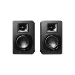 AUDIO-TECHNICA AT-SP3X Regallautsprecher Paar (3-Tief-/Mitteltöner, 1.1-Hochtöner, Schwarz