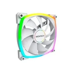 MONTECH Montech AX140 PWM ARGB Lüfter - 140mm, weiß PC-Gehäuse-Lüfter Weiß (B x H x T) 140 x 140 x 25 mm