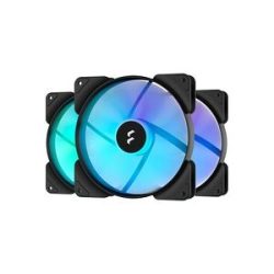 Fractal Design Aspect 14 RGB PWM Black Frame 3er, Gehäuselüfter