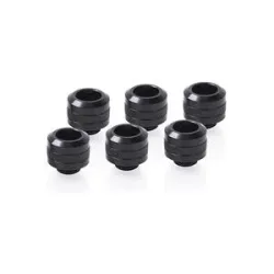 Alphacool Eiszapfen PRO 13mm HardTube Fitting G1/4 - Deep Black, Verbindung