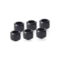 Alphacool Eiszapfen PRO 16mm HardTube Fitting G1/4 - Deep Black Sixpack, Verbindung