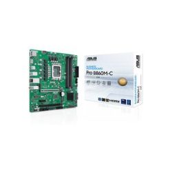 Asus PRO B860M-C-CSM Mainboard Sockel (PC) Intel® LGA 1851 Formfaktor (Details) Micro-ATX, Mini-ATX Mainboard-Chipsatz
