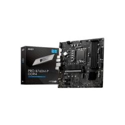 MSI - MB  PRO B760M P DDR4 (B760,S1700,mATX,Intel), Schwarz