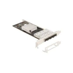 Delock PCI Express x4 zu 4 x SFP Slot Gigabit LAN i350, LAN-Adapter