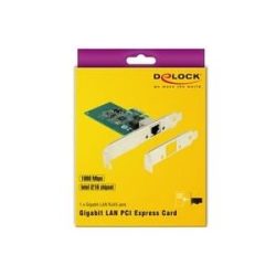 Delock PCIe > 1 x Gigabit LAN, LAN-Adapter