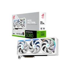 ASUS ROG Grafikkarte ROG Astral GeForce RTX 5080 16GB GDDR7 WHITE OC