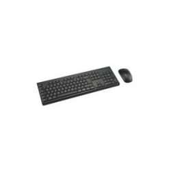 Tastatur und Maus Set Kensington KM150 EQ, kabellos, QWERTZ, versiegelte Membran, Maus mit 1200 dpi, PCR, schwarz
