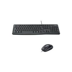 undefined, Logitech Desktop MK120, DE USB QWERTZ Deutsch Schwarz Tastatur