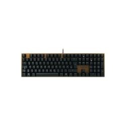 CHERRY KC 200 MX Kabelgebunden Tastatur Deutsch, QWERTZ, Windows® Schwarz, Bronze