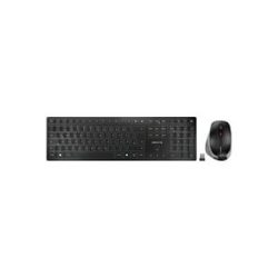 CHERRY DW 9500 SLIM Bluetooth® Tastatur, Maus-Set Deutsch, QWERTZ Schwarz