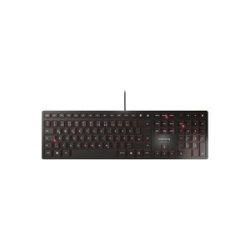 Cherry - KC 6000 SLIM Kabelgebundene Tastatur, Schwarz, USB (QWERTZ - DE)