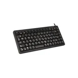 Cherry Kompakttastatur G84-4100, ultraflach, QWERTZ, USB-Anschluss, für Slim Line PCs, schwarz