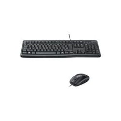 Logitech Desktop MK120, DE USB QWERTZ Deutsch Schwarz Tastatur