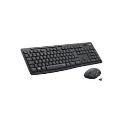 Logitech MK295 Kabellos Tastatur, Maus-Set Deutsch, QWERTZ Graphite