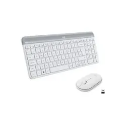 Logitech - MK470 Slim Combo - Deutschland, Weiss