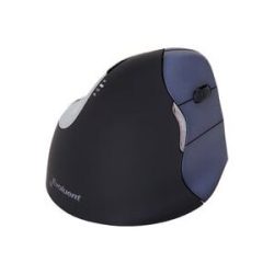 Evoluent Vertical Mouse 4 VM4RW Ergonomische Maus Optisch Ergonomisch Schwarz, Silber