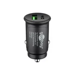 Goobay Dual-USB Auto Schnellladegerät USB-C PD