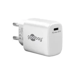 Goobay USB-C Schnellladegerät, PD, GaN, 20 Watt