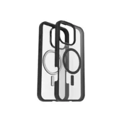 Otterbox React Backcover Apple iPhone 16 Pro Max Schwarz, Transparent Induktives Laden, MagSafe kompatibel 77-96259
