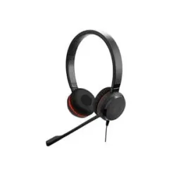 Jabra Evolve 20 On Ear Headset kabelgebunden Stereo Schwarz Noise Cancelling, Mikrofon-Rauschunterdrückung Headset, Mono