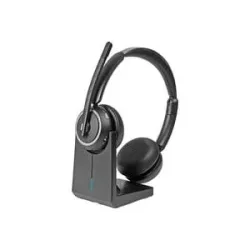 Lindy L118 Kabelloses Büro-Headset mit Ladestation (20450)