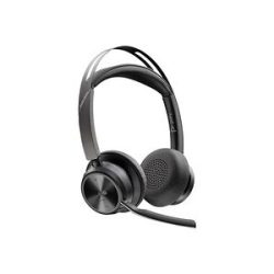 HP Poly Voyager Focus 2 On Ear Headset Bluetooth® Stereo Schwarz Noise Cancelling Headset Computer