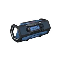 Bosch Professional GPB18V-3C Baustellenradio FM Bluetooth®, UKW Powerbank-Funktion, spritzwassergeschützt,