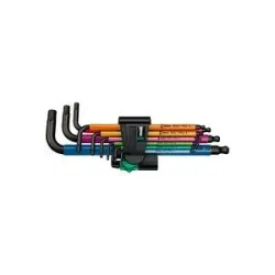 Wera 950/9 Winkelschraubendreher-Set 1.5 mm, 2 mm, 2.5 mm, 3 mm, 4 mm, 5 mm, 6 mm, 8 mm, 10 mm 9teilig
