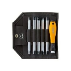 Wiha System 4 ESD 2691 T11 ESD ESD Wechselklingen-Set 11teilig Schlitz, Kreuzschlitz Phillips, Innen-TORX,