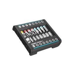 Hazet 2304SH-2 Bit-Set 16teilig Schlitz, Innen T-Profil, Kreuzschlitz Pozidriv inkl. Bithalter