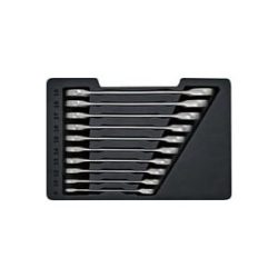 Bosch Professional 1.600.A02.AU0 PRO Doppel-Ringratschenschlüssel-Satz 10teilig Schlüsselweite (Metrisch) 8 - 19 mm