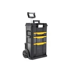 STANLEY STST1-70344 Stanley Rollende Werkstatt 2-in-1, Trolley-Koffer, Schwarz, Gelb Werkzeugkasten unbestückt
