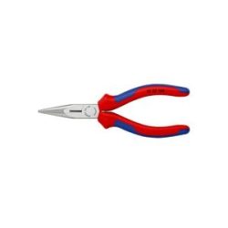 Knipex 25 02 160 Elektronik- u. Feinmechanik Flachrundzange Gerade Vanadium Elektrostahl 160 mm