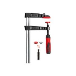 Temperguss-Schraubzwinge TG-2K Spann-W.300mm A.140mm 2K-Griff 32x10mm BESSEY