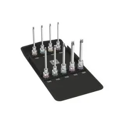 Wera Zyklop Steckschlüssel-Bit-Einsatz-Set 1/2 (12.5 mm) 9teilig 05004212001