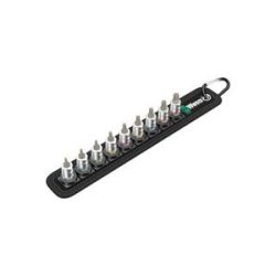 Wera 8767 A 05003882001 Innen-TORX Steckschlüssel-Bit-Einsatz-Set 9teilig 1/4 (6.3 mm)