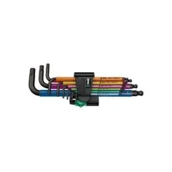 Wera 950 SPKL/9 SM N Innen-Sechskant Winkelschraubendreher-Set 1.5 mm, 2 mm, 2.5 mm, 3 mm, 4 mm, 5 mm, 6 mm, 8 mm, 10 mm