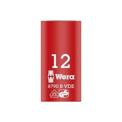 Wera VDE Zyklop-Steckschlüssel-Einsatz, 12mm, 3/8