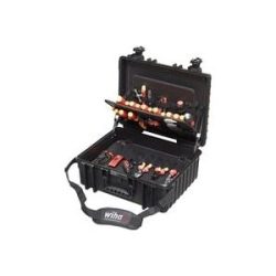Wiha 40523 Elektriker, Handwerker, Lehrlinge, Profi, VDE Werkzeugkoffer bestückt 81teilig (L x B x H) 510 x 420 x 220