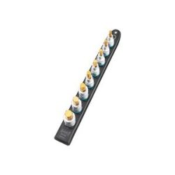 Hazet 986-SR/8 Innen-Sechskant Steckleiste 12.5 mm 1/2 8teilig Vierkant, 1/2 (12.5 mm)