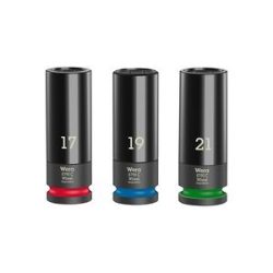 Wera Wheel Impaktor C Set 1 Steckschlüsseleinsatz-Set 1/2 3teilig 05004595001