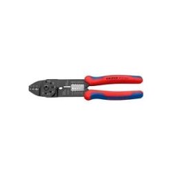 Knipex 97 21 215 C Crimpzange 1 Stück Unisolierte Kabelschuhe, Unisolierte Kabelverbinder 0.5 bis 6 mm²