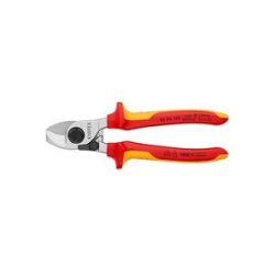 Knipex 95 26 165 Kabelschere Geeignet für (Abisoliertechnik) Alu- und Kupferkabel, ein- und mehrdrähtig 15 mm 50 mm² 0