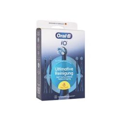 Oral-B iO Ultimative Reinigung 8er Schwarz Billboard Aufsteckbürsten – Ersatzbürste/Zahnpflege Zubehör