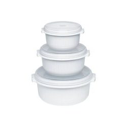 EMSA MICRO FAMILY Mikrowellentopf, Starterset 3-teilig, Dose