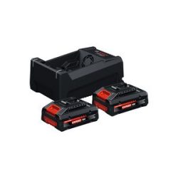 Bosch Professional 1600A0373J 2x EXBA18V-40 + GAL 12V/18V-80 Werkzeug-Akku und Ladegerät 18 V 4 Ah