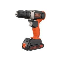 BLACK+DECKER Akku-Bohrschrauber BCD001C1, 18Volt